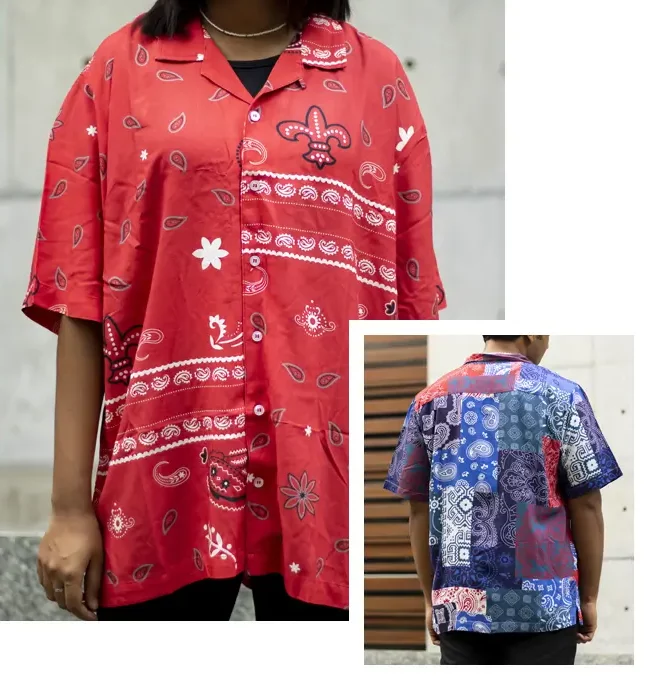 unisex bandana hawaiian shirt by el jefe streetwear brand in bangladesh
