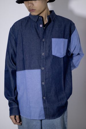 Patchwork Chambray Shirt