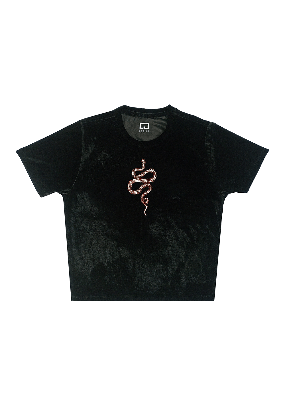Snake | Crop Top With Rhinestones