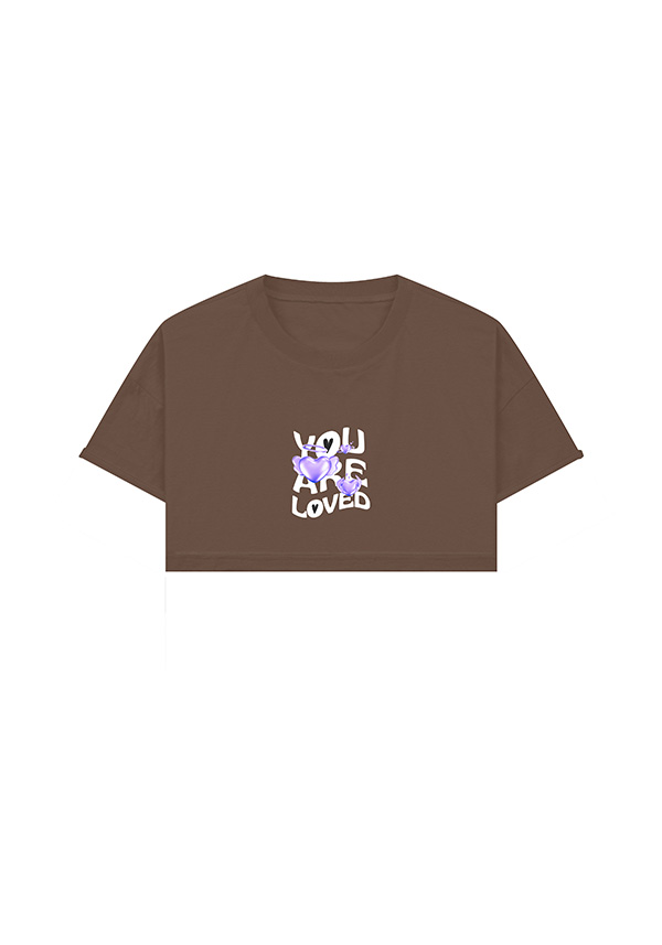 You are Loved | Crop Top