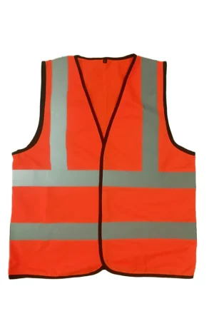 Fluorescent Orange Safety Vest