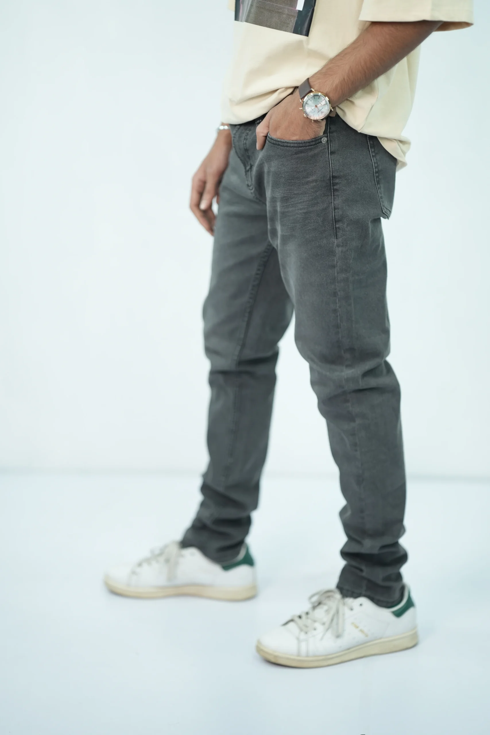 Faded Skinny Denim Jeans