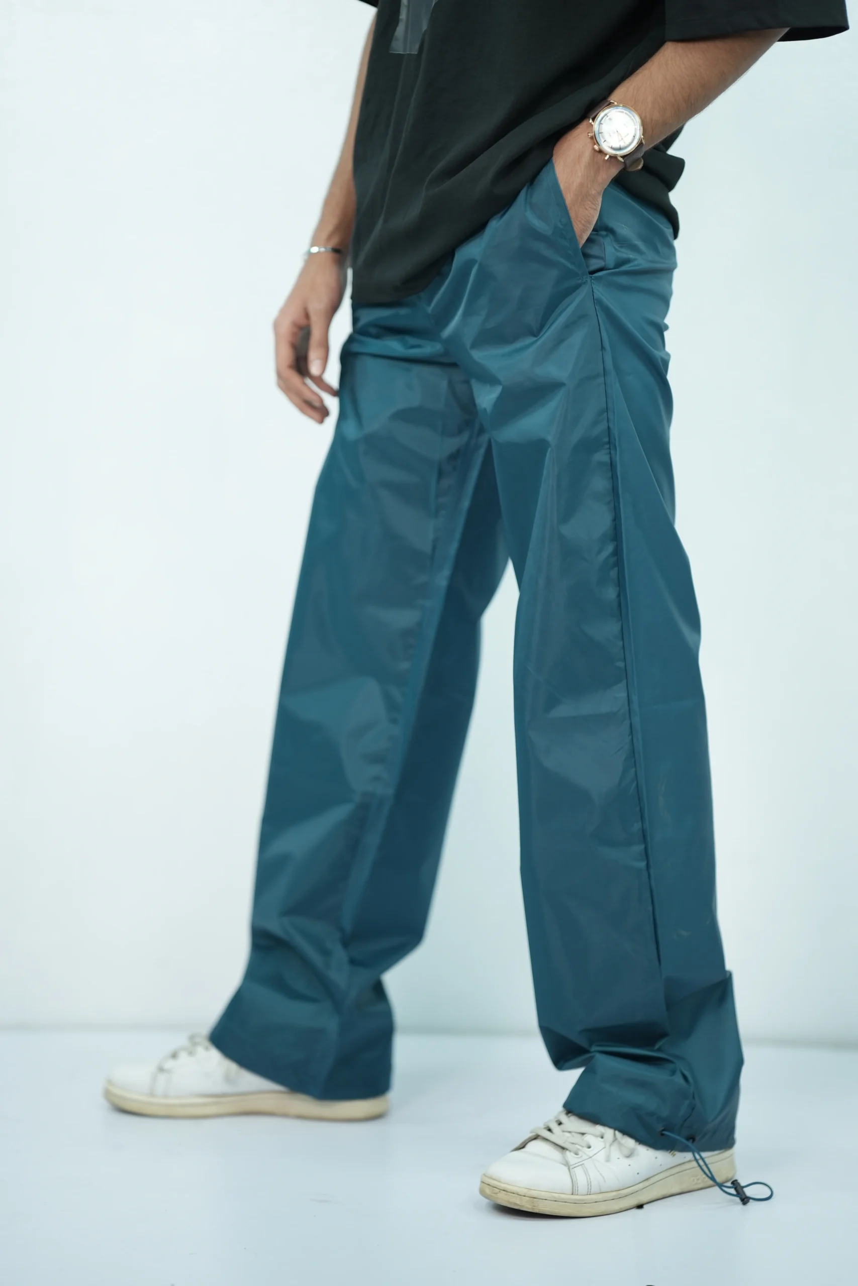 Blue Parachute Pants