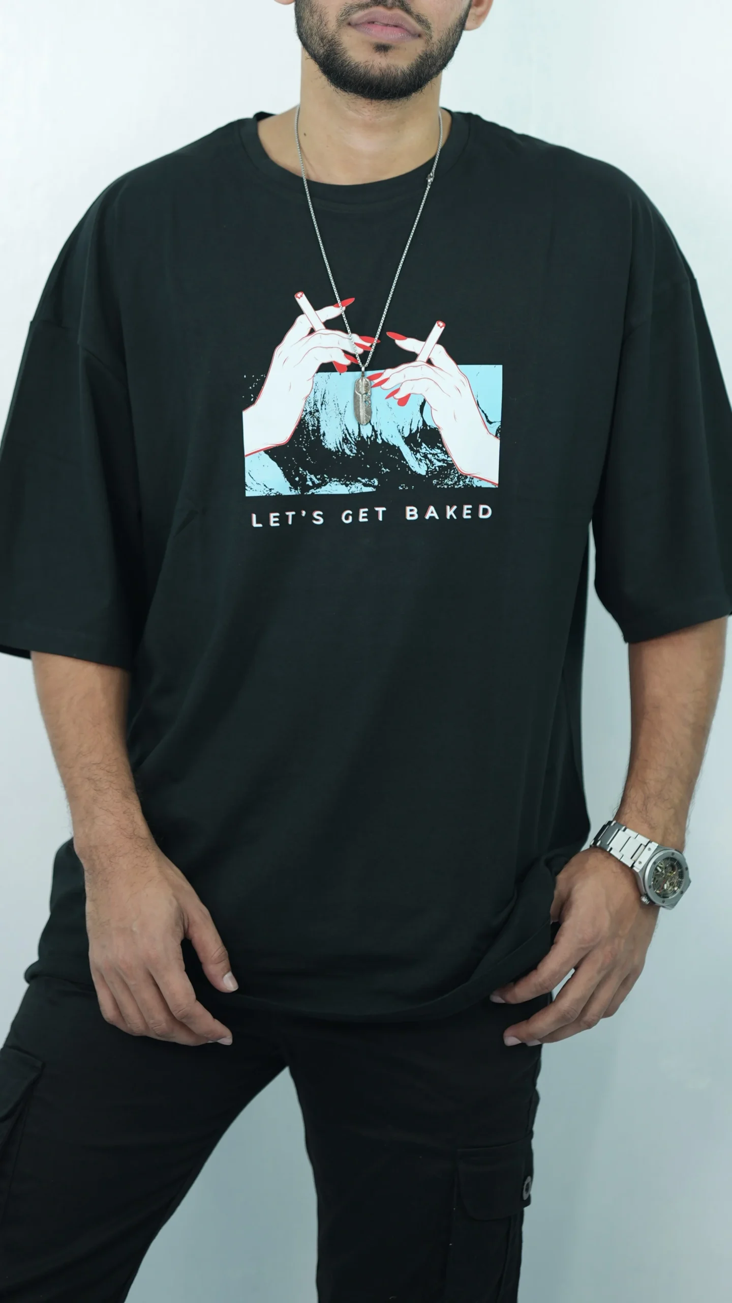 Let’s Get Baked | Drop Shoulder T-shirt
