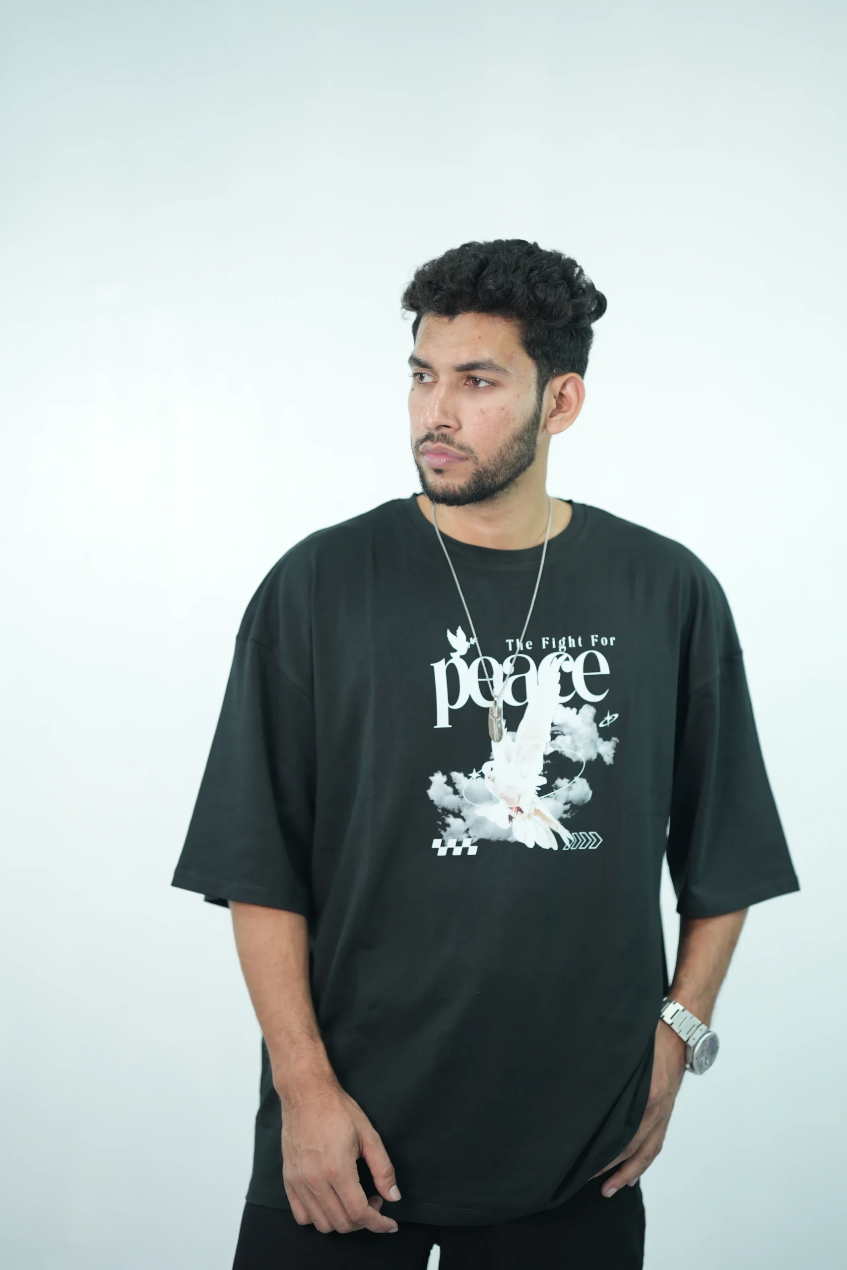 The Fight for Peace | Drop Shoulder T-shirt