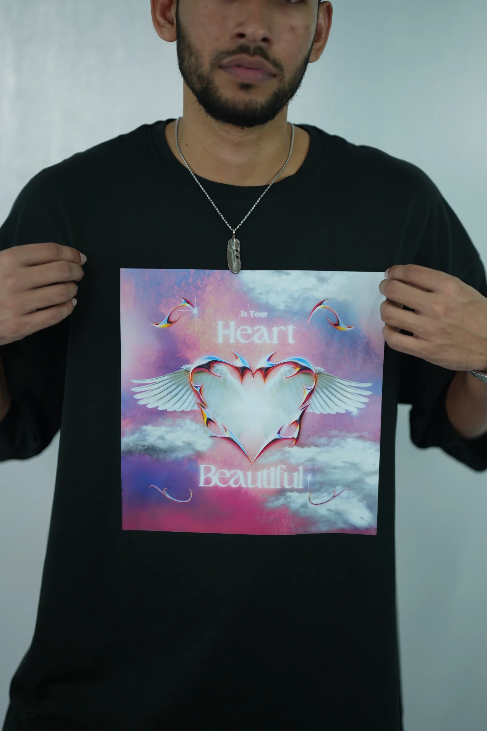 Is Your Heart Beautiful | Drop Shoulder T-shirt